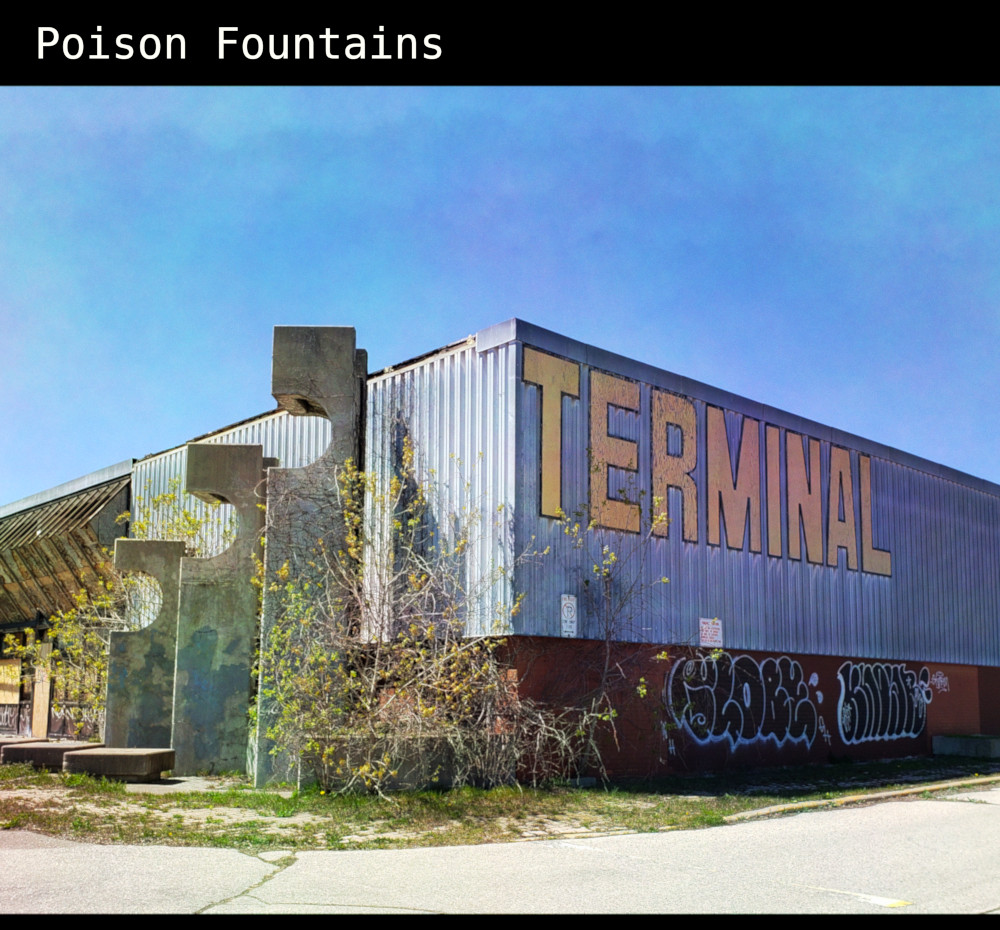 poison fountains album 'terminal' on bandcamp